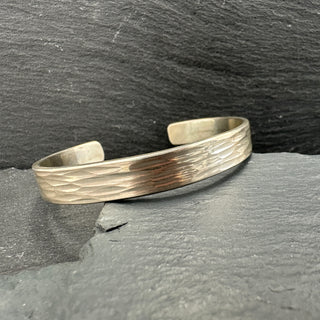 Hammered Sterling Silver Bracelet