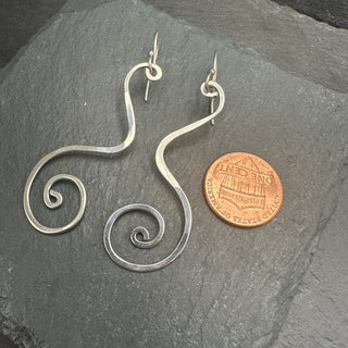 Open Swirl Dangles