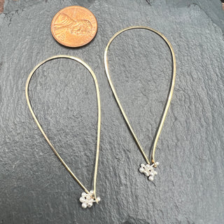 Tear Hoop Earrings - S - GF