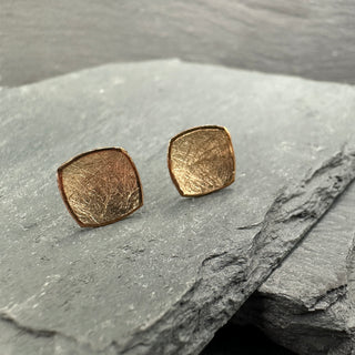 Curved Square Earrings