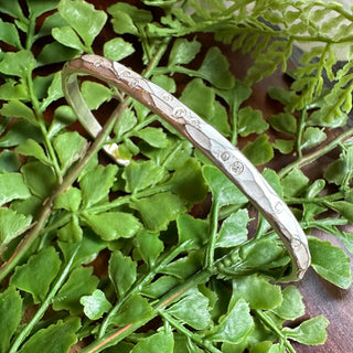 Hammered Silver Bracelet