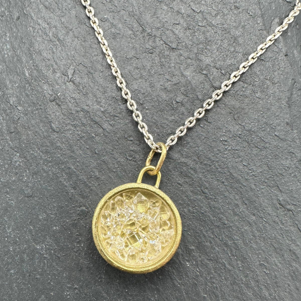 Captured Quartz Pendant