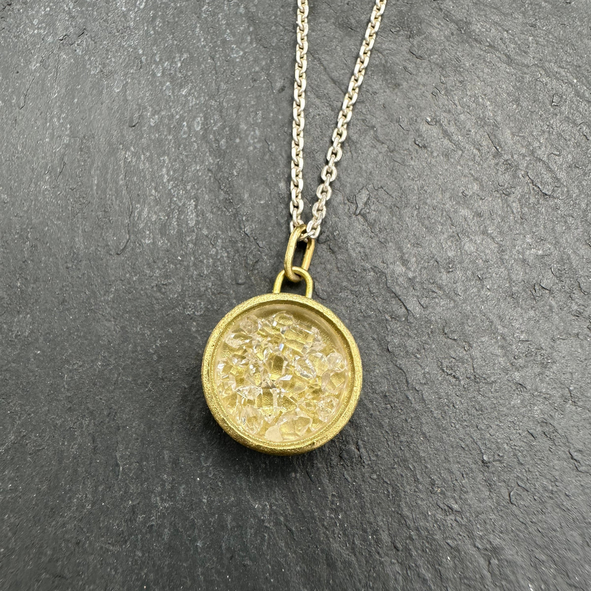 Captured Quartz Pendant