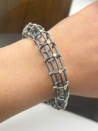 Silver Skeletal Cuff