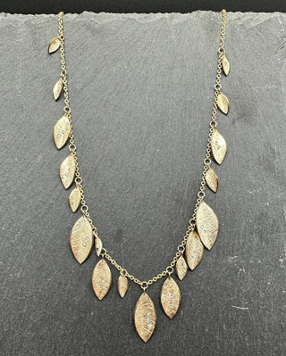 Cascading Leaves Necklace