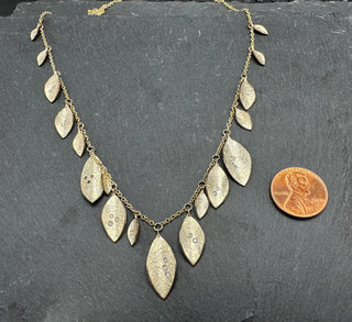 Cascading Leaves Necklace