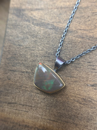 Golden Opal Pendant