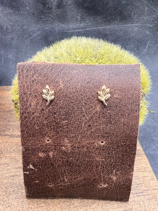 Gold Leaf Studs