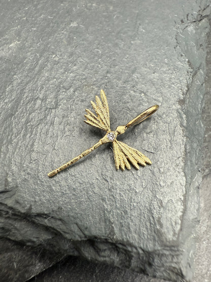 Tiny Dragon Fly Charm