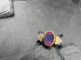 Neon Opal Ring