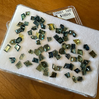 GB001: Green/Blue Sapphires