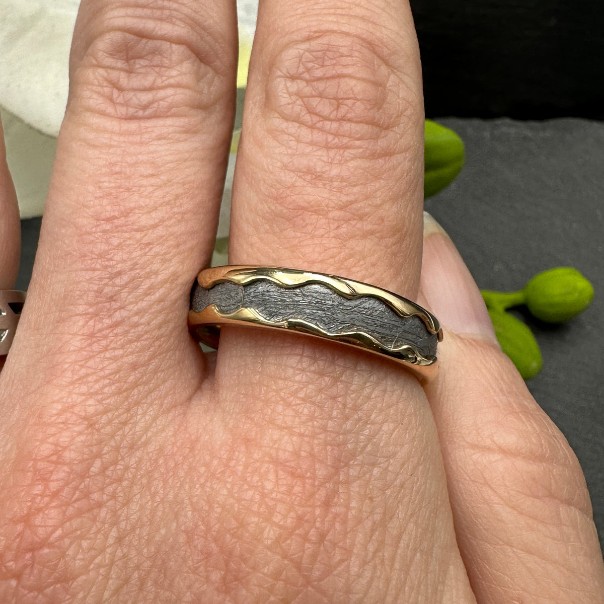 Gibeon Meteorite Arcturus Ring