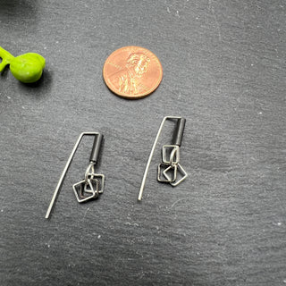 3 Squares Earrings