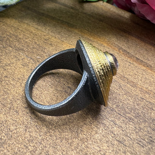 Diamond Temple Ring