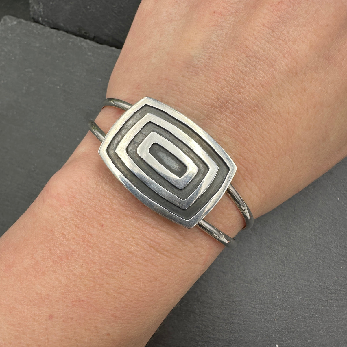 Layered Rectangles Cuff