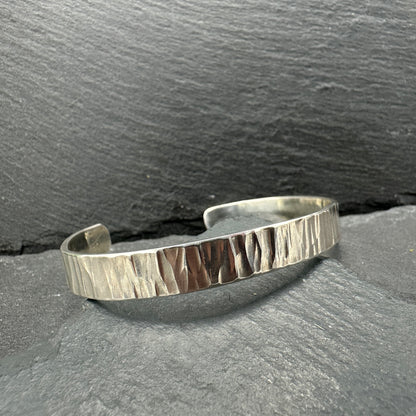 Hammered Sterling Silver Bracelets