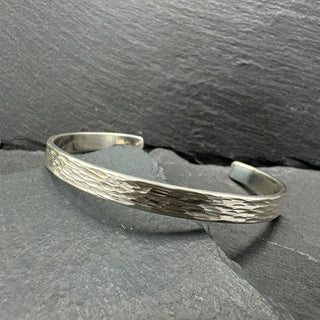 Hammered Sterling Silver Bracelets