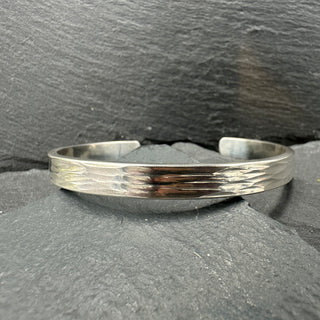 Hammered Sterling Silver Bracelets