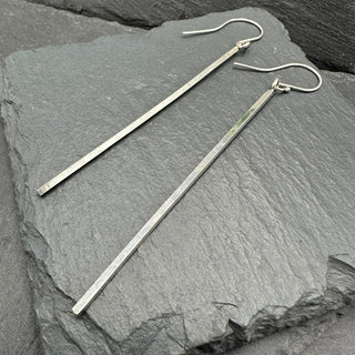 Long Square Wire Earrings