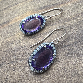 Amethyst Halo Drops