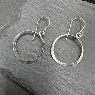 Twisted Circle Earrings