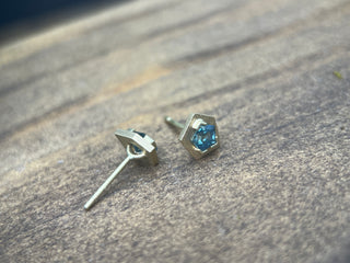 Geo Sapphire Studs