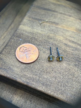 Diamond Shield Studs