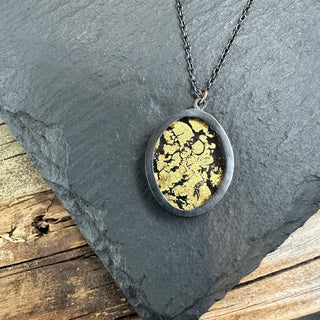 Gold-Leaf Memento Necklace