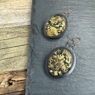 Gold-Leaf Memento Earrings