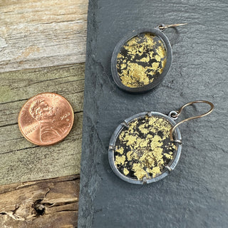 Gold-Leaf Memento Earrings