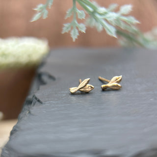 Spring Leaf Studs