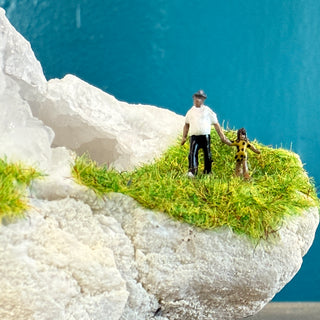 Quartz Crystal Diorama - 2 Figures: Wild Child