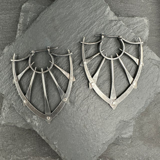 Crescent Shield Earrings