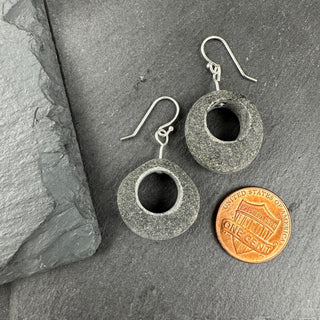 Hollow Rock Earrings