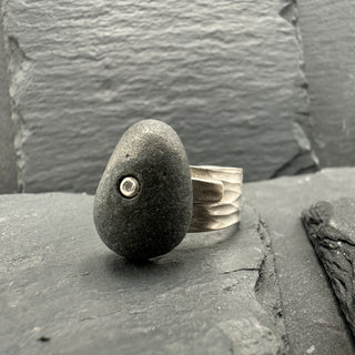 Stone Rivet Ring