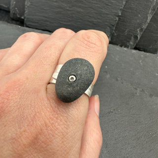 Stone Rivet Ring