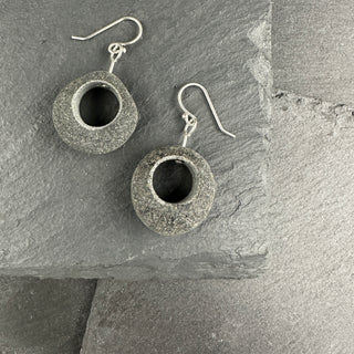 Hollow Rock Earrings