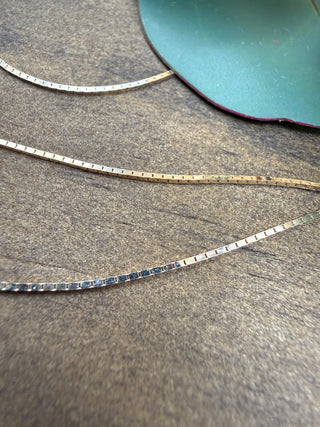 Vintage Gold Box Chain