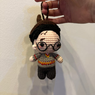 Harry the Wizard Handmade Crocheted Ornament