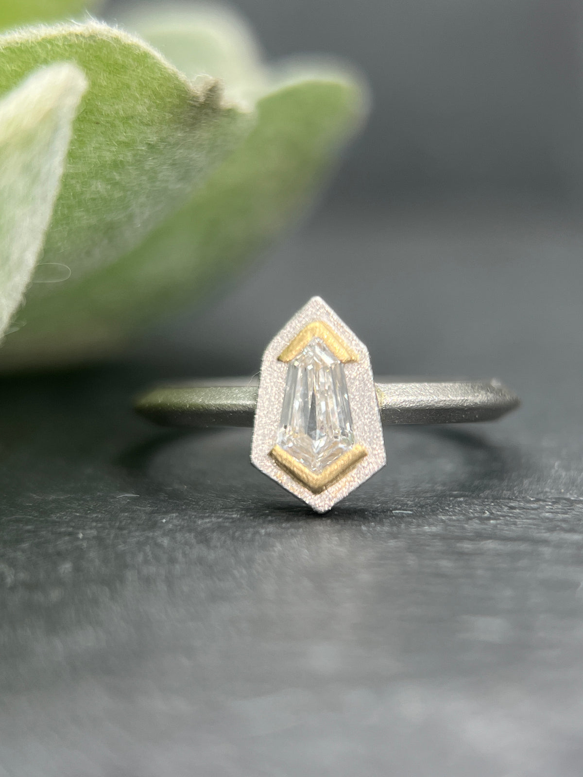 Diamond Shield Ring