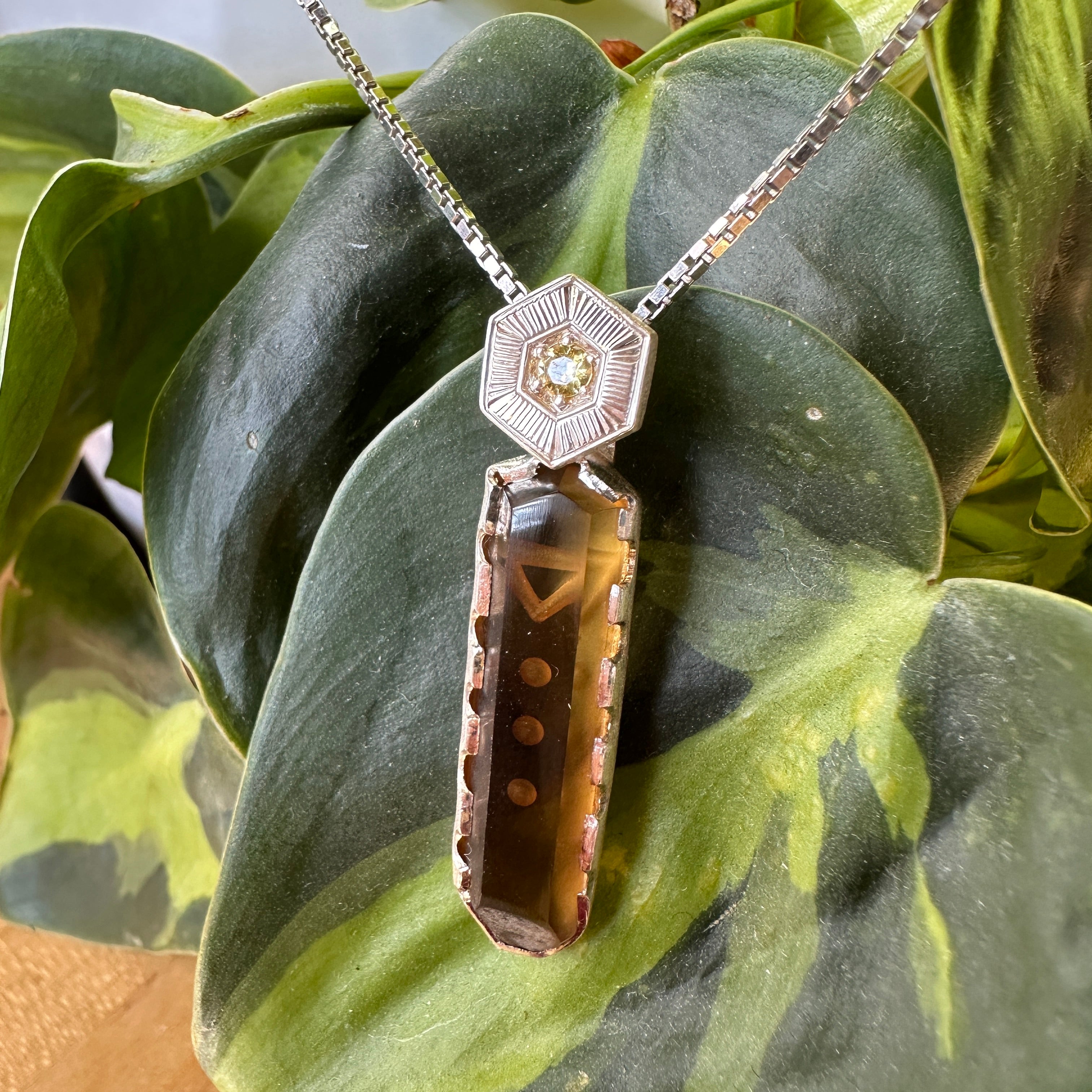 Oracle Citrine Crystal Necklace