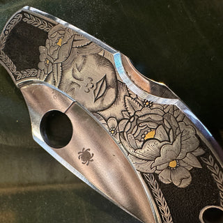 Hand Engraved Knife