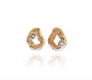 Oasis Ear Studs - Gold