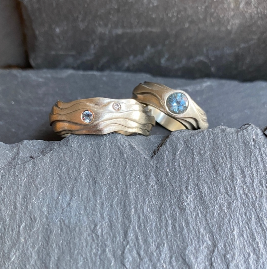 Custom wedding bands piece by Balefire