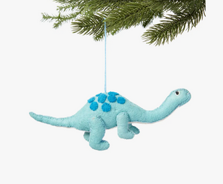 Brontosaurus Ornament- Blue