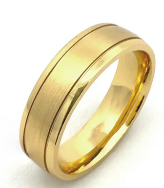 Medium Rails Ring, Slightly Rounded