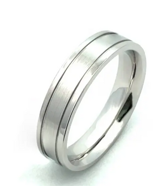 Medium Rails Ring, Flat