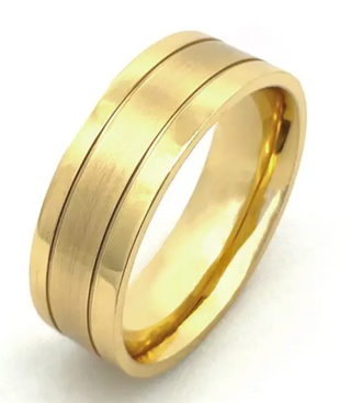 Wide Rails Ring, Flat