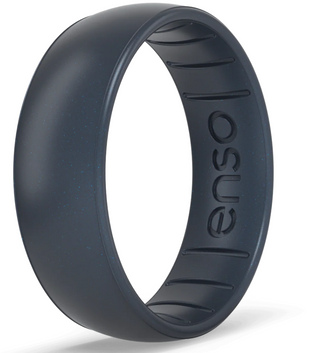 Elements Classic Silicone Ring: Black Pearl