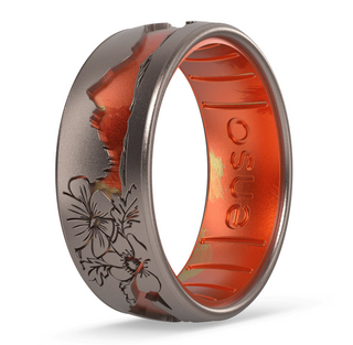 In House Dualtone Etched Blooming Peaks-Wild Rose/Sunburst